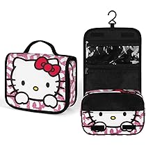 希少Hello Kitty ピンク フラワー柄トラベルポーチ 希少Hello Kitty ピンク フラワー柄トラベルポーチ